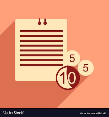 Flat with shadow icon contract and coins vector image