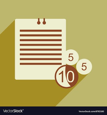 Flat with shadow icon contract and coins vector image