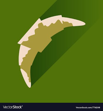 Flat with shadow Icon croissant chocolate on vector image