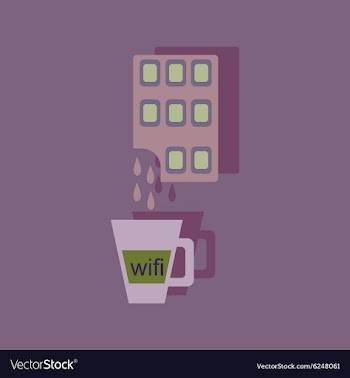 Flat with shadow Icon cup coffee and chocolate vector image