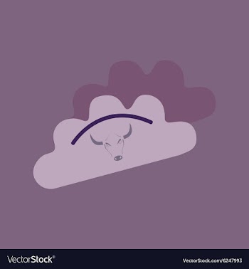 Flat with shadow Icon dumplings and beef vector image