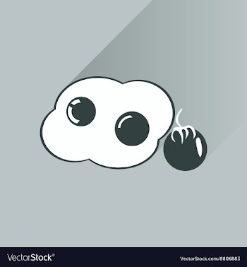 Flat with shadow Icon fried eggs and tomato vector image