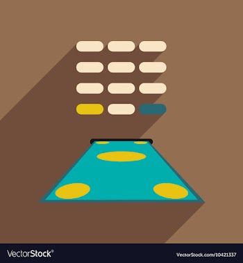 Flat with shadow icon money from an ATM vector image