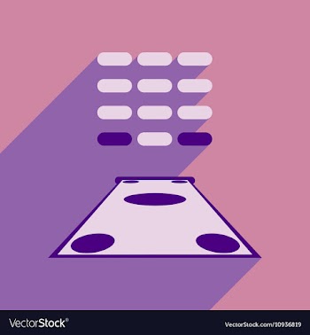 Flat with shadow icon money from an ATM vector image