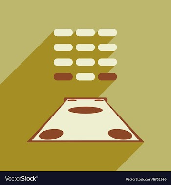 Flat with shadow icon money from an ATM vector image