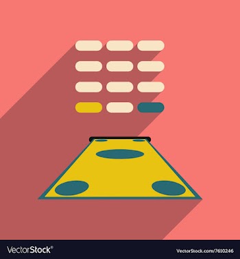 Flat with shadow icon money from an ATM vector image