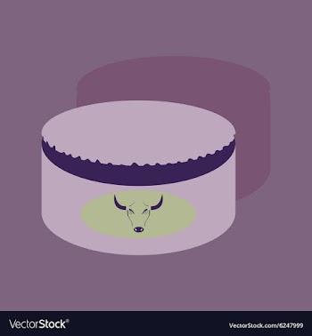 Flat with shadow Icon Open canned beef vector image