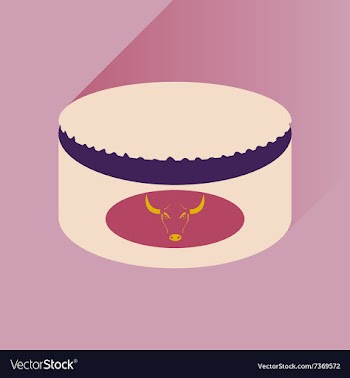 Flat with shadow Icon Open canned beef vector image
