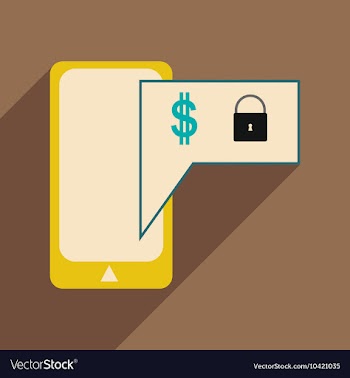 Flat with shadow icon stylish Mobile application vector image