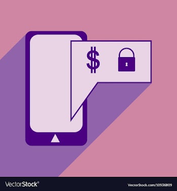Flat with shadow icon stylish Mobile application vector image