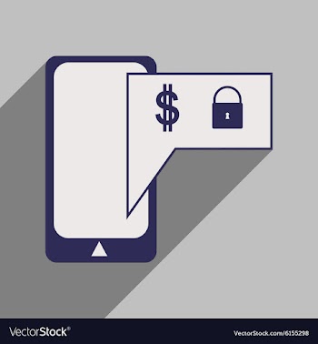 Flat with shadow icon stylish Mobile application vector image