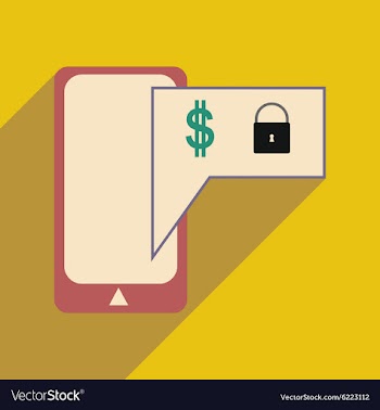 Flat with shadow icon stylish Mobile application vector image