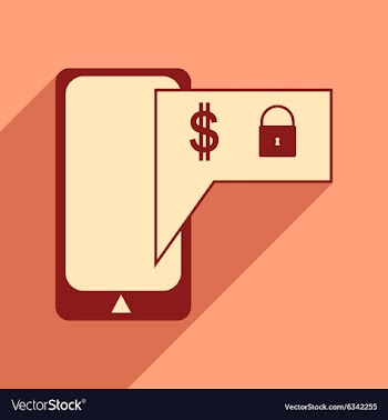 Flat with shadow icon stylish Mobile application vector image