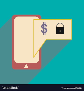 Flat with shadow icon stylish Mobile application vector image