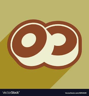 Flat with shadow icon Sushi rolls stylish vector image