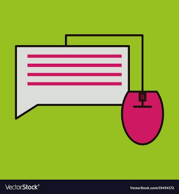 Flat with speech bubble symbol chat icon symbols vector image