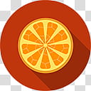Flatjoy Circle Icons, Orange, orange fruit transparent background PNG clipart