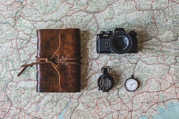 Flatlay On World Map