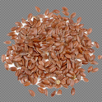 Flax Seeds Transparent