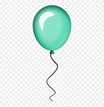 Flergs Circusmagic Freeballoon2 - Teal Balloons Clipart