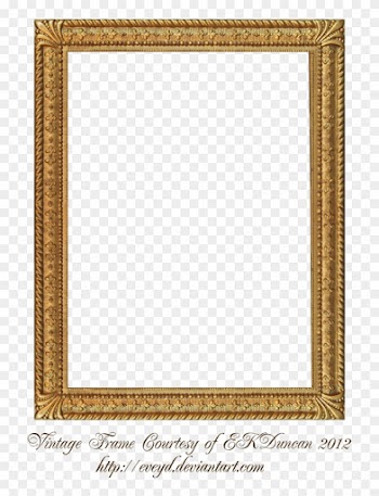 Fleur De Lis Frame By Ekduncan By Eveyd - Gold Ornate Picture Frames