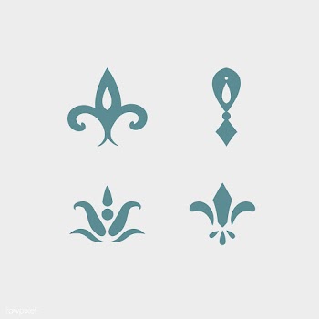 Fleur de lis ornaments | Free stock vector - 554049