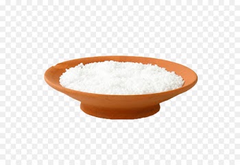 Fleur de sel Salt Dish Food - The edible salt in a wooden dish 