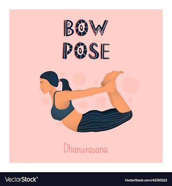 flexible sport girl do bow yoga pose