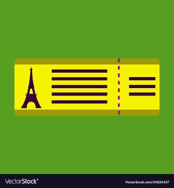 Flight and ticket advertising template with vector image