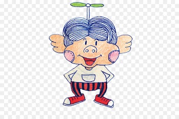 Flight Bamboocopter Doraemon Illustration - Green bamboo dragonfly 