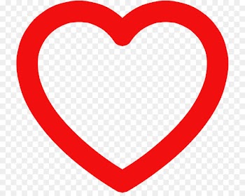 Flight Heart M-095 Valentine's Day Clip art - valrntine outline 