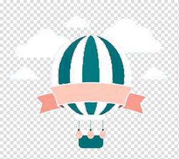 Flight Hot air balloon , Hot air balloon dialog material transparent background PNG clipart