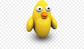 flightless bird smiley water bird duck - BirdPorcelaine 