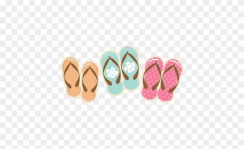 Flip Flop Svg Cutting Files Summer Svg Cuts Beach Svg - Flip Flop Border Clipart