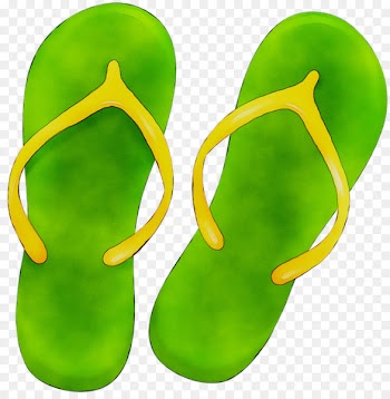 Flip-flops Green Shoe Product design -  