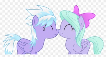 Flitter / Cloud Chaser Nuzzle By Adog0718 - Cloudchaser And Flitter