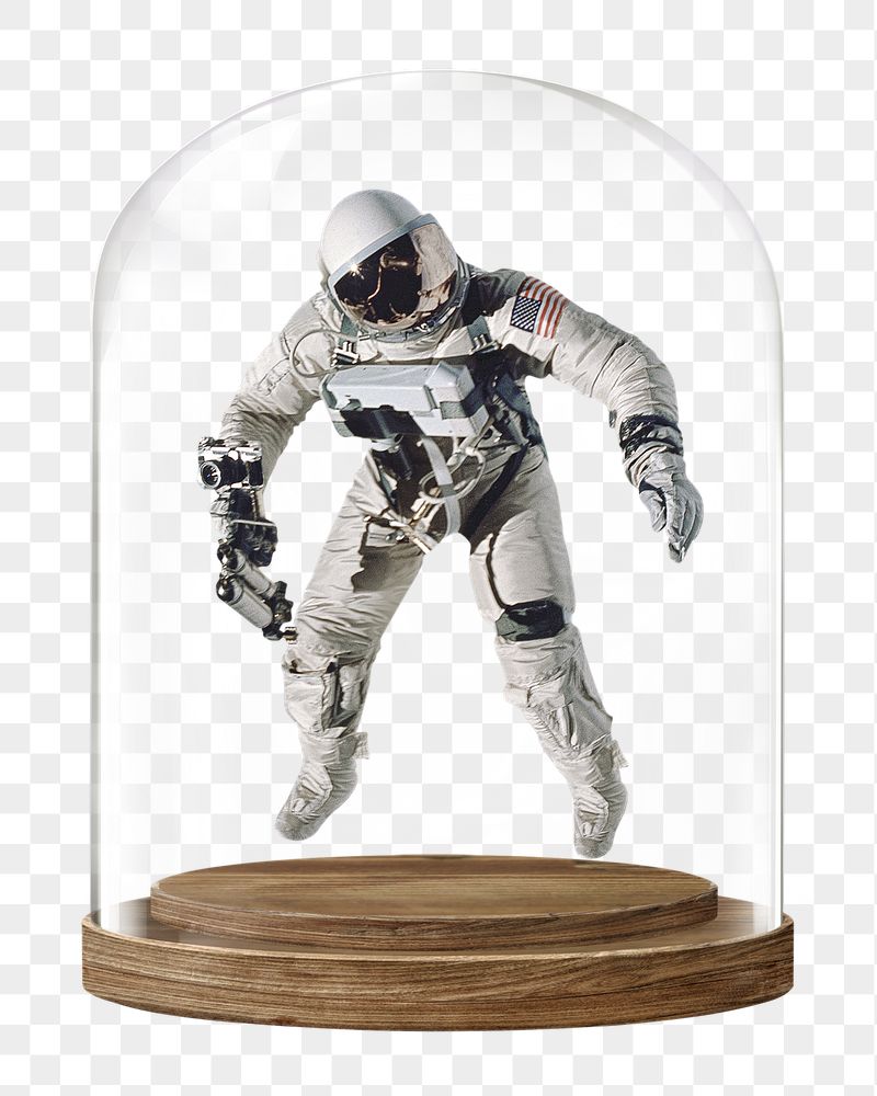 Floating astronaut png glass dome | Free PNG - rawpixel