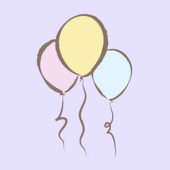 Floating balloons sticker, pastel doodle | Free Vector Illustration - rawpixel