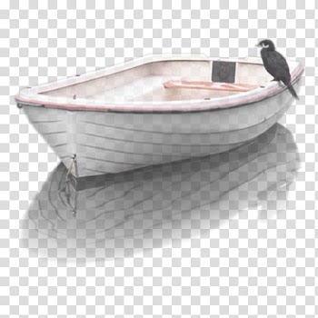 Floating boat transparent background PNG clipart