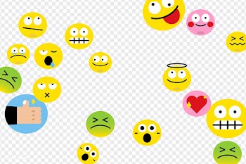 Floating emojis | Free stock vector - 584089