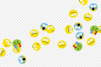 Floating emojis | Free stock vector - 584091
