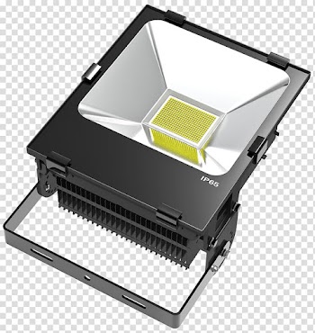 Floodlight LED lamp Light-emitting diode Lighting, light transparent background PNG clipart