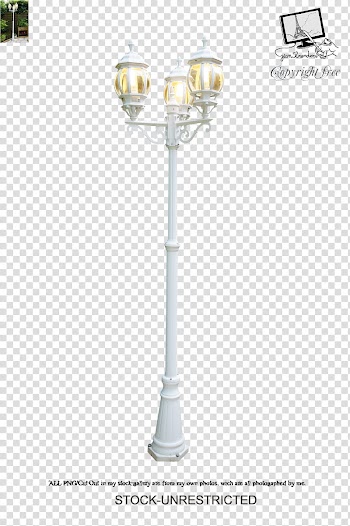 Floor lamp, white street light art transparent background PNG clipart