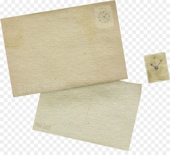 Floor Material Plywood Angle - Vintage envelope sticker 
