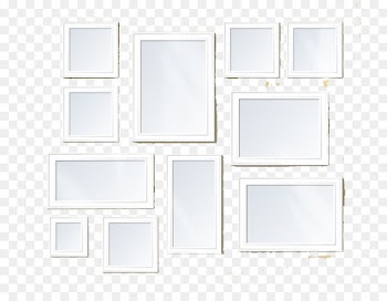 Floor Picture frame Square, Inc. - White Frame 