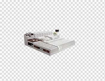 Floor Tile Pattern, White bed transparent background PNG clipart