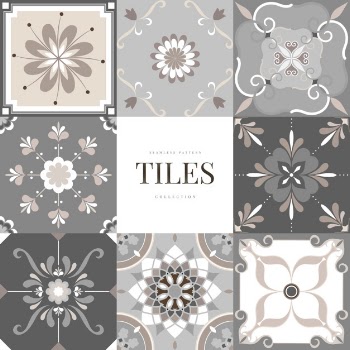 Floor tiles set