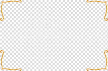Floor Yellow Game Pattern, painted gold frame transparent background PNG clipart