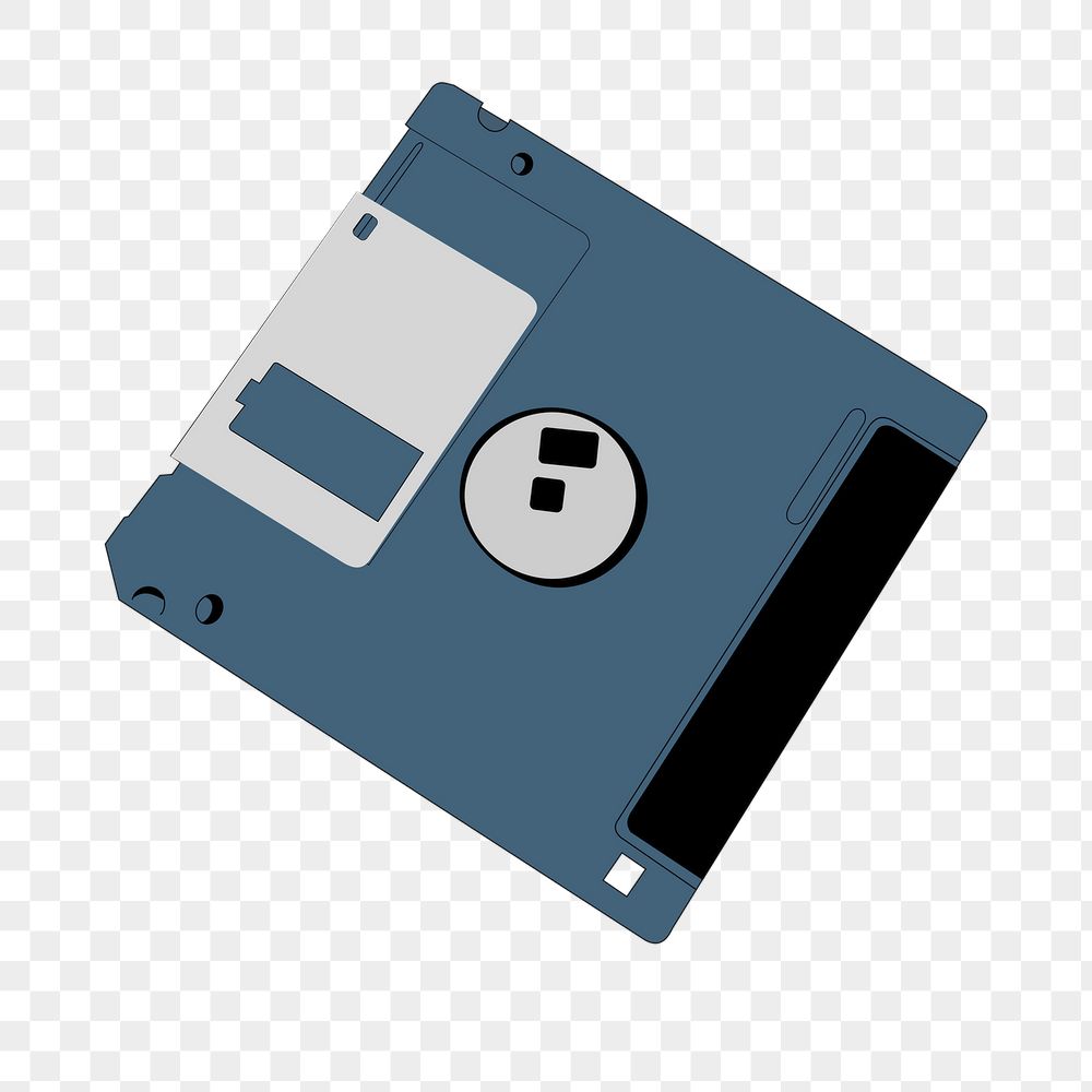 Floppy disc png sticker, retro | Free PNG - rawpixel