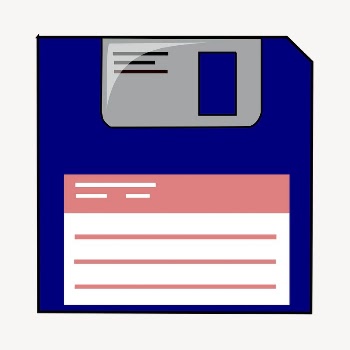 Floppy disk clipart, illustration vector. | Free Vector - rawpixel
